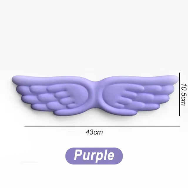 Keyboard Mouse Wrist Rest Pad Material Angel Wing Memory Foam Anti-Slip Desktop Office Gamer Mouse Mechanical Key Wrist Rest Pad