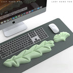 Keyboard Pad Wrist Rest Support Ergonomic Mousepad Non-Slip Memory Foam Wrist Rest for Office Supplies Desk Decor Accessories
