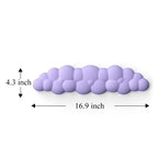 Cloud Keyboard Wrist Rest Soft Leather Memory Foam Wrist Support Cushion for Easy Typing Pain Relief Ergonomic Anti-Slip