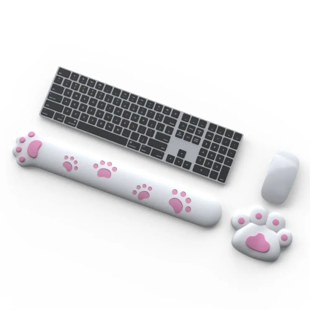 New Cute Cat Craw Wrist Rest Mouse Pad Non-Slip Soft Elbow Rest Mat Ergonomic Comfortable Desktop Computer Laptop Arm Rest