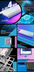 IROK Carotmas Mercury68 Magnetic Switch Mechanical Keyboards 8K 68keys RT0.004mm Low Delay Custom Wired Gaming Keyboard PC Gifts