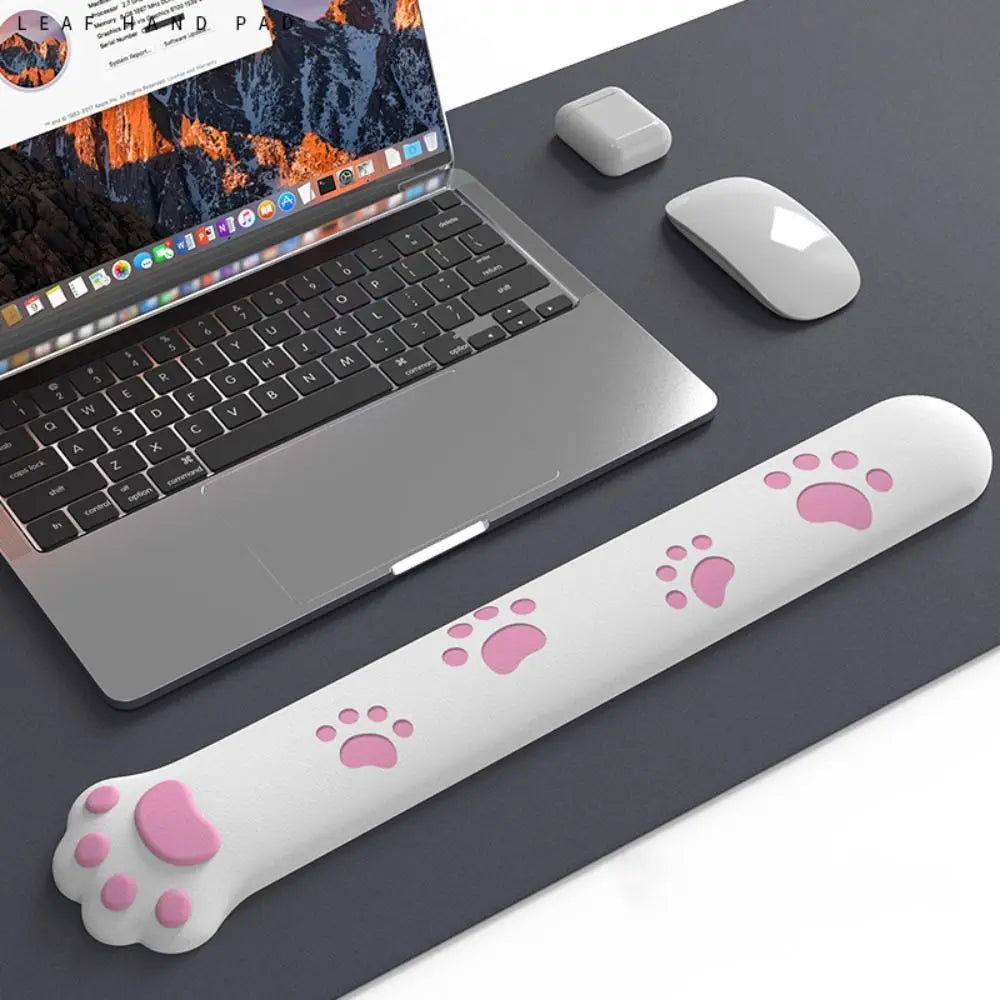New Cute Cat Craw Wrist Rest Mouse Pad Non-Slip Soft Elbow Rest Mat Ergonomic Comfortable Desktop Computer Laptop Arm Rest