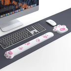 New Cute Cat Craw Wrist Rest Mouse Pad Non-Slip Soft Elbow Rest Mat Ergonomic Comfortable Desktop Computer Laptop Arm Rest