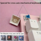 3D Customize Cakes Resin Keycaps PBT for Mechanical Keyboards with Cherry MX Switches DIY with Unique Personality Biscuit Design