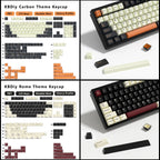 KBDiy 176 Keys Caps GMK Blue Samurai Keycap Cherry Profile Double Shot PBT for Mechanical Gaming Keyboard Retro ISO 7U Space Bar