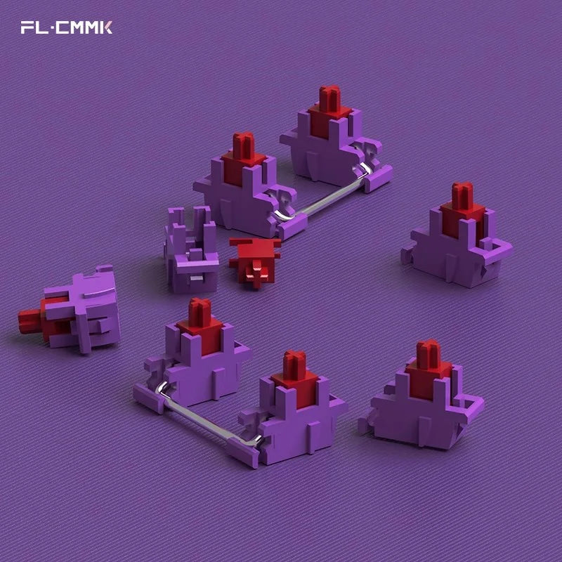 Magnetic Switches Mechanical Keyboard FL·ESPORTS V4 Plate Mounted Stabilizer Original FL CMMK Custom Magnetic Axis TTC Gateron