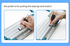 Mechanical Keyboard Tweezers Lube Tool Brush Switch Puller Opener Tester Stem Picker Holder Keyboard Disassemble Tools