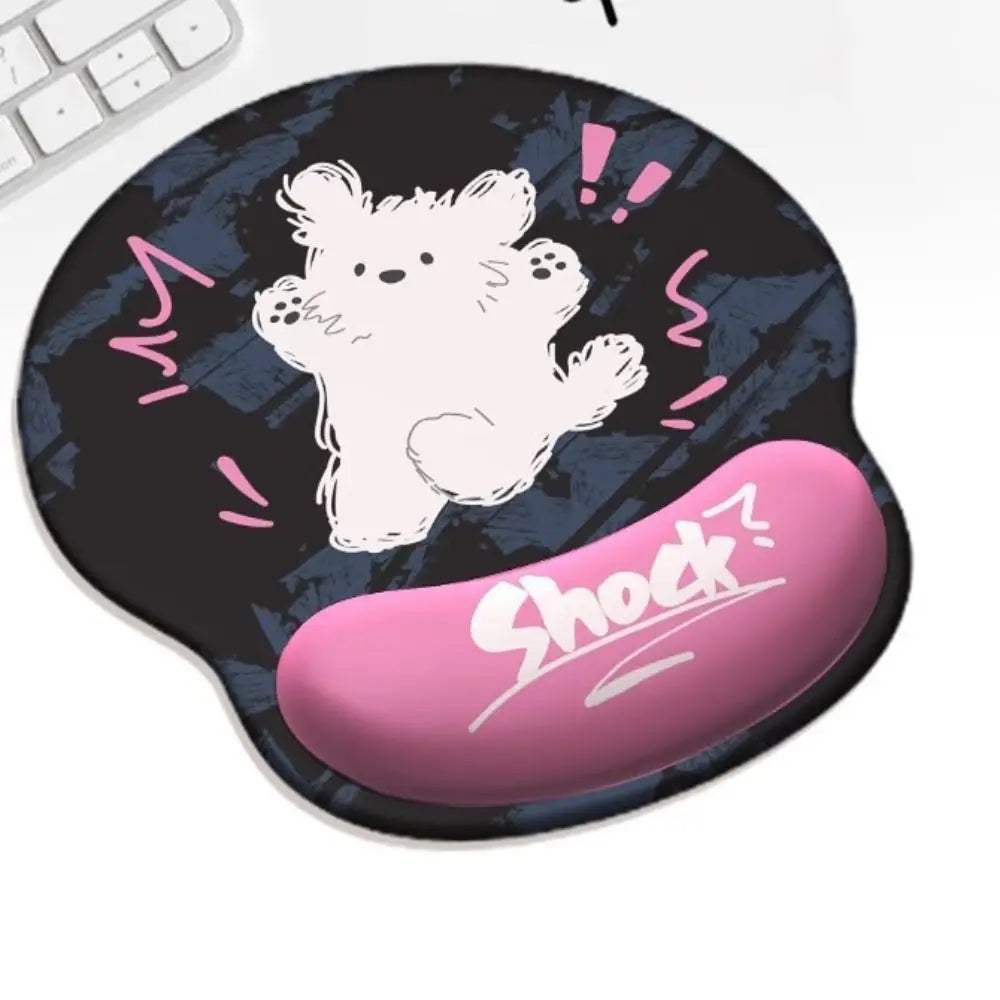 New Cute Mouse Mat Hand Support Non-Slip Mousepad Ergonomic Memory Foam Gaming Mouse Pad