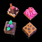 3D Customize Cakes Resin Keycaps PBT for Mechanical Keyboards with Cherry MX Switches DIY with Unique Personality Biscuit Design
