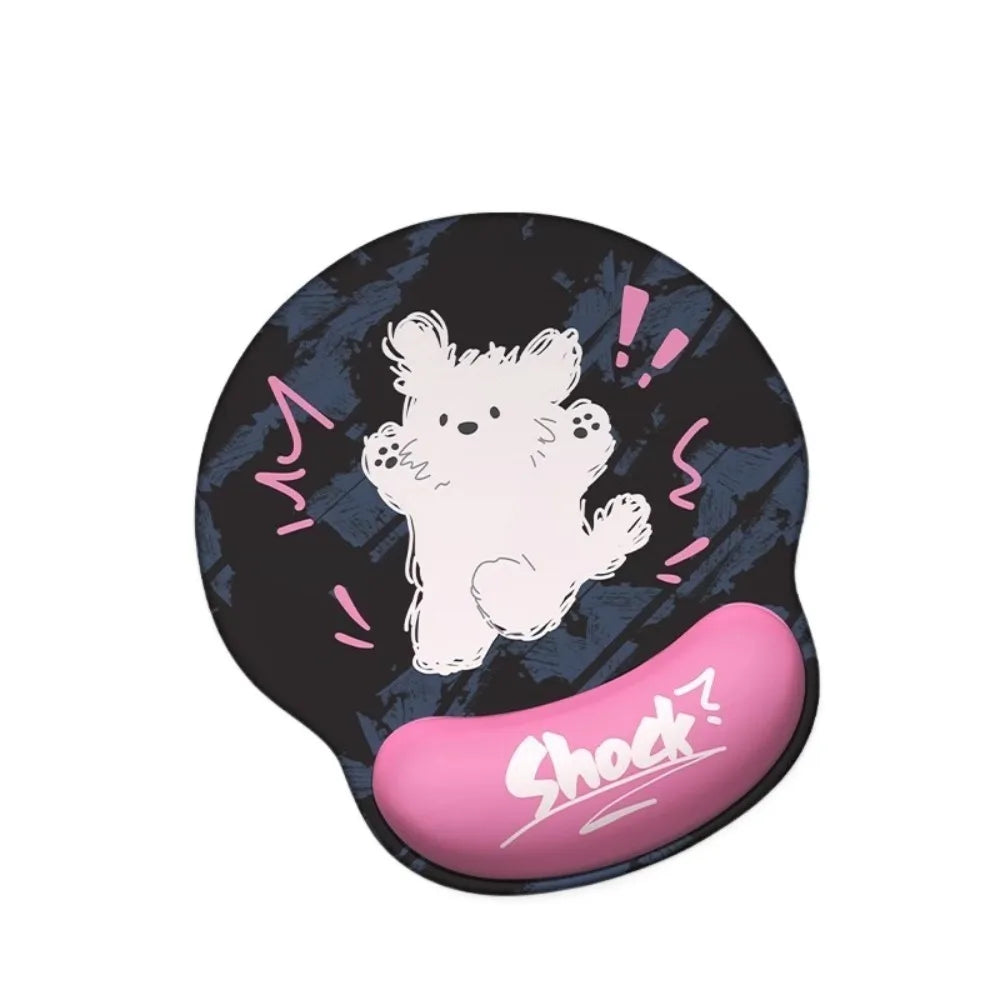 New Cute Mouse Mat Hand Support Non-Slip Mousepad Ergonomic Memory Foam Gaming Mouse Pad