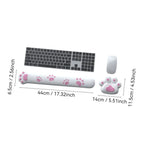 New Cute Cat Craw Wrist Rest Mouse Pad Non-Slip Soft Elbow Rest Mat Ergonomic Comfortable Desktop Computer Laptop Arm Rest