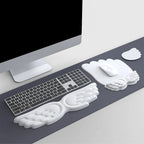 Keyboard Mouse Wrist Rest Pad Material Angel Wing Memory Foam Anti-Slip Desktop Office Gamer Mouse Mechanical Key Wrist Rest Pad