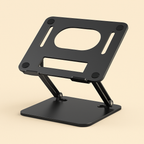 NovaBlk Adjustable Aluminum Laptop Stand – Portable Ergonomic Computer Stand for MacBook, HP, Dell, ASUS, Lenovo & More