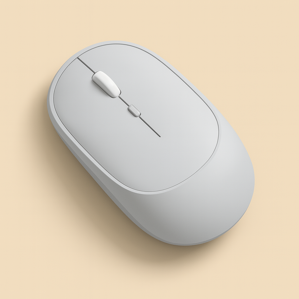 NovaBlk Rechargeable Wireless Mouse — Dual-mode Bluetooth and 2.4G USB connectivity for laptops, tablets, PCs, and MacBooks. Smooth, silent, and designed for gaming or everyday use.